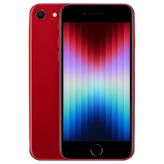 Pre-Owned Apple iPhone SE 3 A2595 AT&T Only 64GB Red (Good)