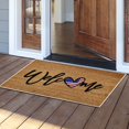 thumbnail image 2 of Funny Letter Print Non-Slip Doormat, Water Absorbent Floor Mat for Front Door, Rubber Backed Entry Rug, Durable Indoor/Outdoor Mat with Easy Clean Design, 15.75x23.62 Inches, 2 of 4