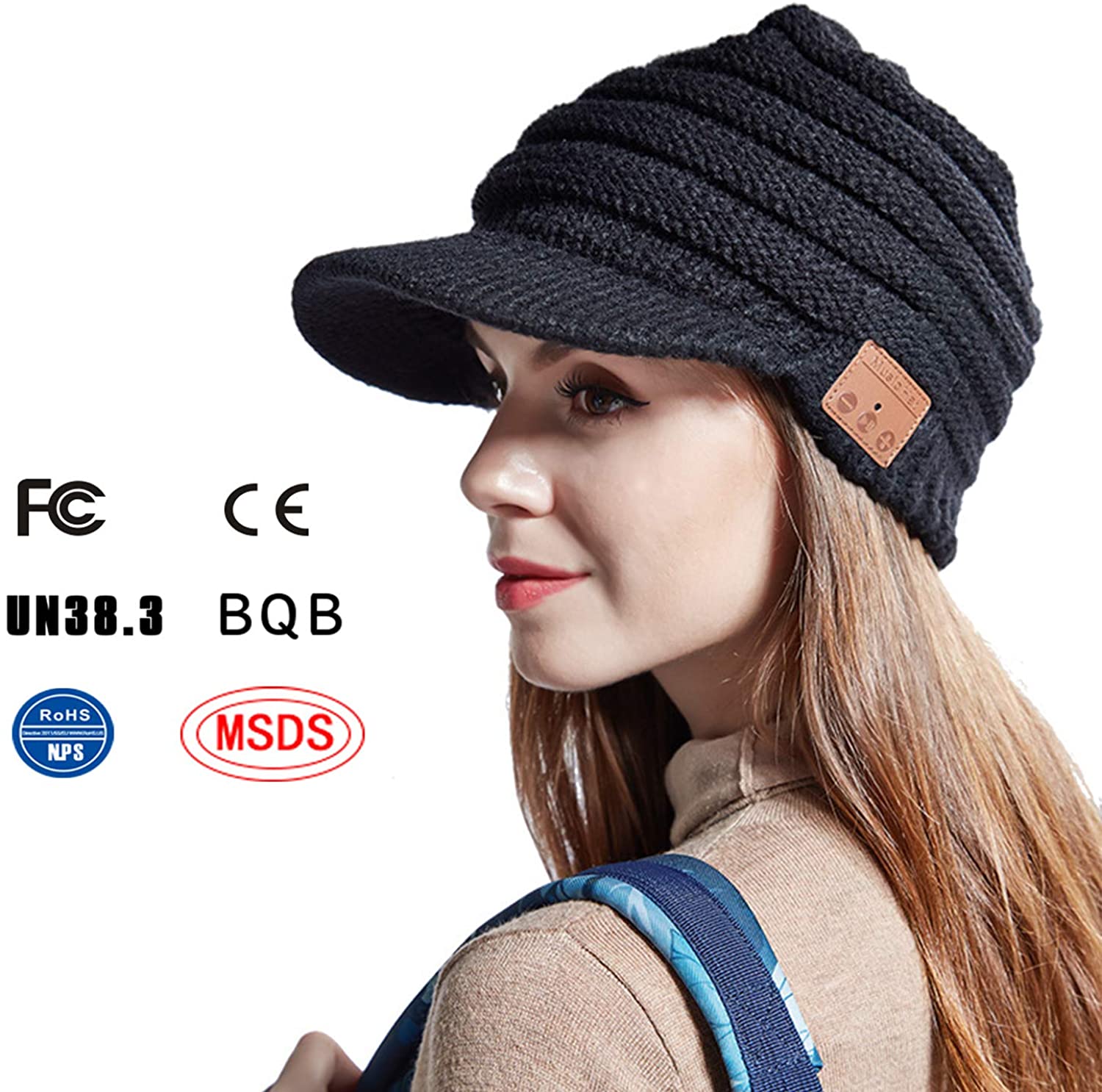 Women Bluetooth Newsboy Cabbies Beret 