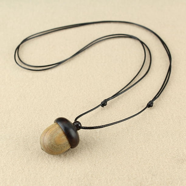 de bellota de Colgante Artesanía Accesorios Único Vintage Cono Bellota Diseño Colgante Gota para Salvador Collar con colgante de bellota