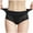 Black, variant on AIEOTT Soft Briefs Panties for Women, Women's Cotton Underwear Breathable Solid Comfortable High Waist On Clearance