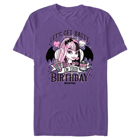 Mens Monster High Let's Get Batty Draculaura T Shirt