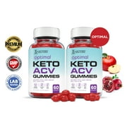 (2 Pack) Optimal Keto ACV Gummies 1000MG Dietary Supplement 120 Gummys