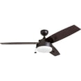 thumbnail image 1 of Prominence Home Statham 52" Indoor LED Ceiling Fan with Pull Chain, Espresso, 1 of 12