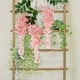 thumbnail image 4 of Simulación de flores de glicinia. Ramas largas. Flores de plástico. Flores de seda. Salón interior. Enredaderas colgantes. Decoración fotográfica., 4 of 6