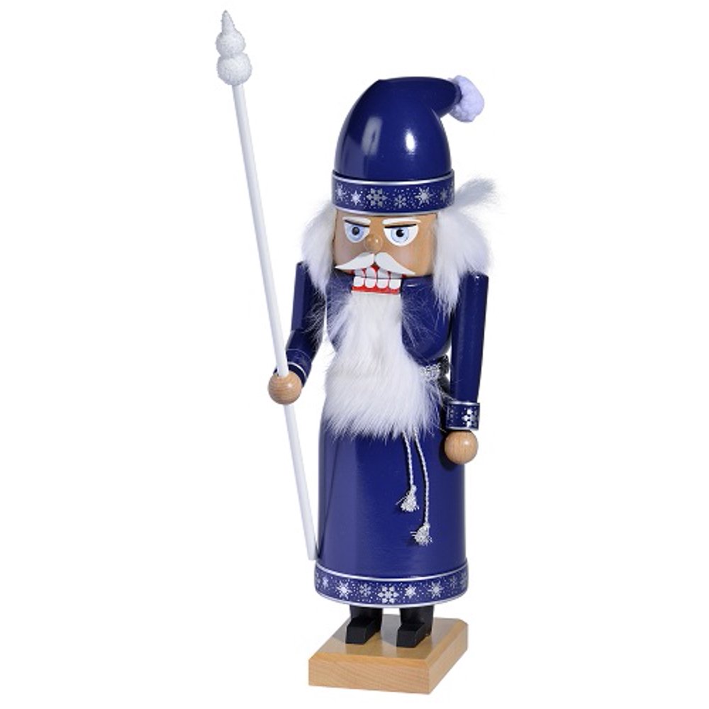 KWO Arctic Santa Wooden German Christmas Nutcracker Decoration Made
