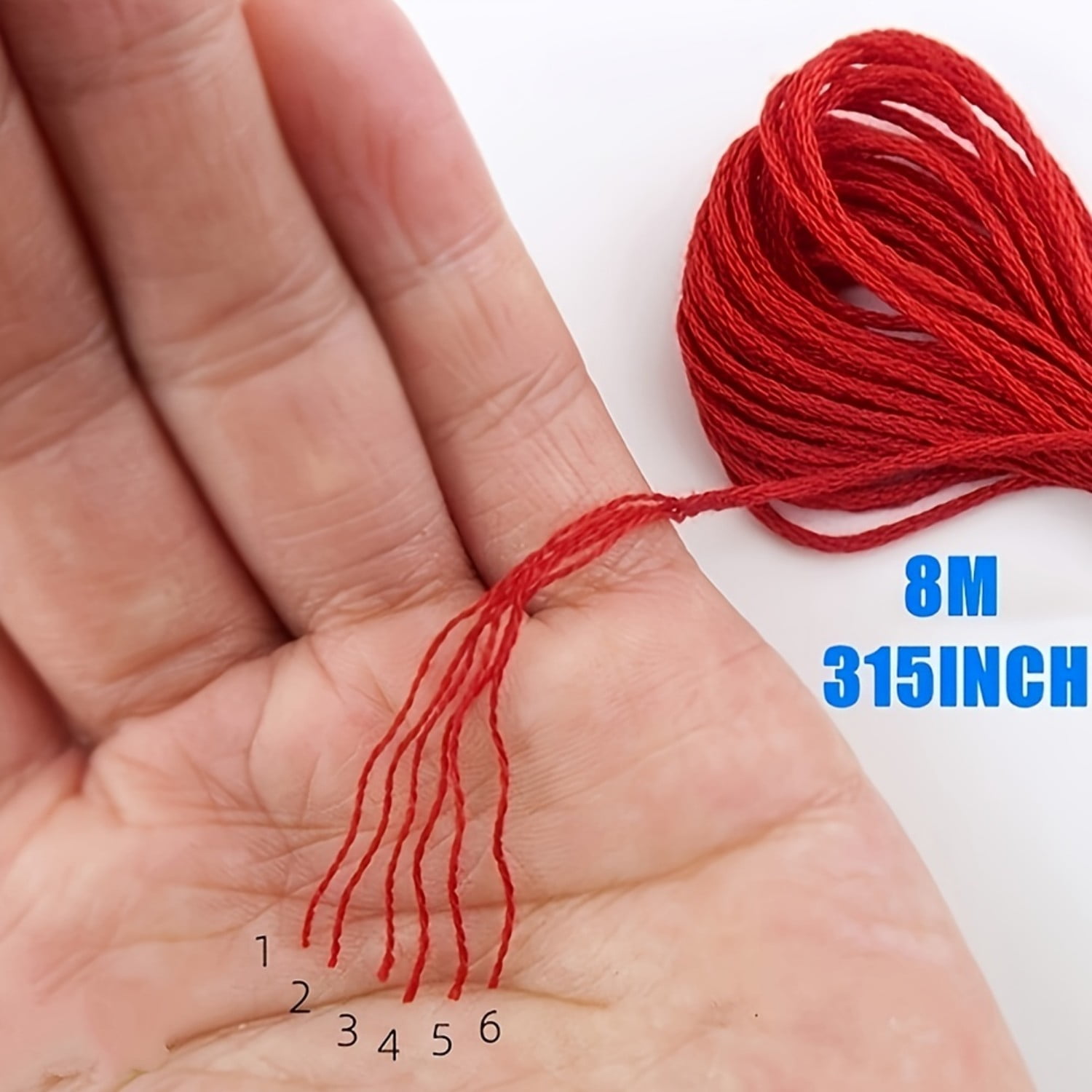 100 Colors Embroidery Thread 8M Cross Stitch Thread Sewing Skeins Embroidery Floss Kit DIY Sewing Thread