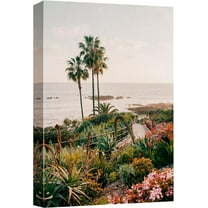 Wall26 Canvas Print Wall Art Tropical Palm Tree Horizon Print Nature Wilderness Photography Wall Decor Realism Floral Botanical Southwest Rustic Countryside Desert Landscape for Bedroom - 32"x48"