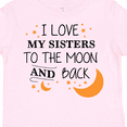 thumbnail image 4 of Inktastic I Love My Sisters to the Moon and Back Boys or Girls Toddler T-Shirt, 4 of 5