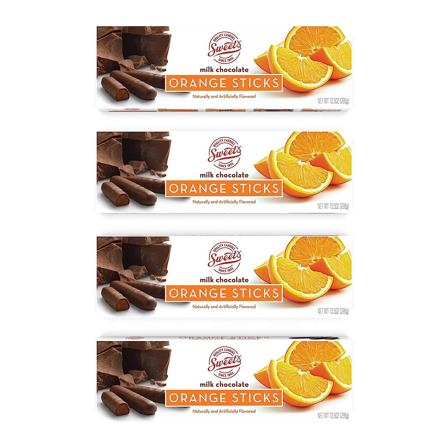 Sweet Candy Milk Chocolate Orange Sticks Chocolate Covered Candy
