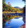 thumbnail image 2 of Talbot Frank, Christopher 15x17 Gold Ornate Wood Framed with Double Matting Museum Art Print Titled - New Hampshire, A waterfall in the White Mountains, 2 of 4