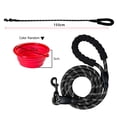 thumbnail image 4 of Cuerda de nailon para caminar con tazón plegable para perros cuerda Likrtyny reflectante para entrenamiento de perros con asa correas de seguridad para perros accesorios durade, 4 of 4