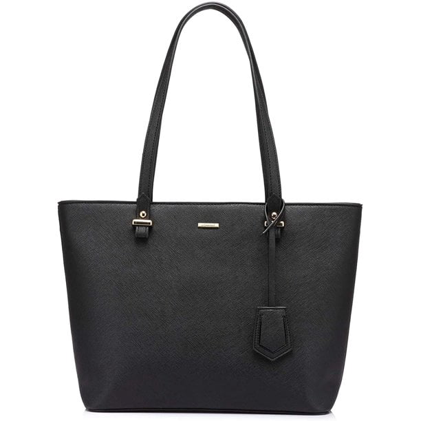 LOVEVOOK Handbags for Women, Classic Black Purses Work Tote Bag,Top ...