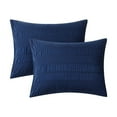 thumbnail image 2 of Mainstays 10-Piece Navy Seersucker Bed in a Bag, King, 2 of 11