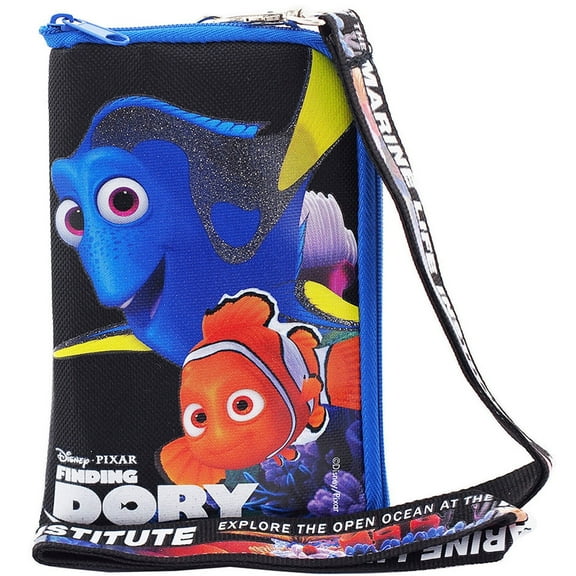 Finding Dory Black Lanyard with Detachable Coin Purse