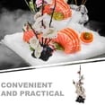 thumbnail image 3 of unbranded Elegant White Artificial Flower Arrangement for Sushi Plate and Dining Table Decor, 3 of 8