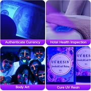 UV Flashlight 51 LEDs | Black Light | UV Light | Pet Urine Detector | Detect Dog/Cat Urine/Dry Stains/Bed Bug