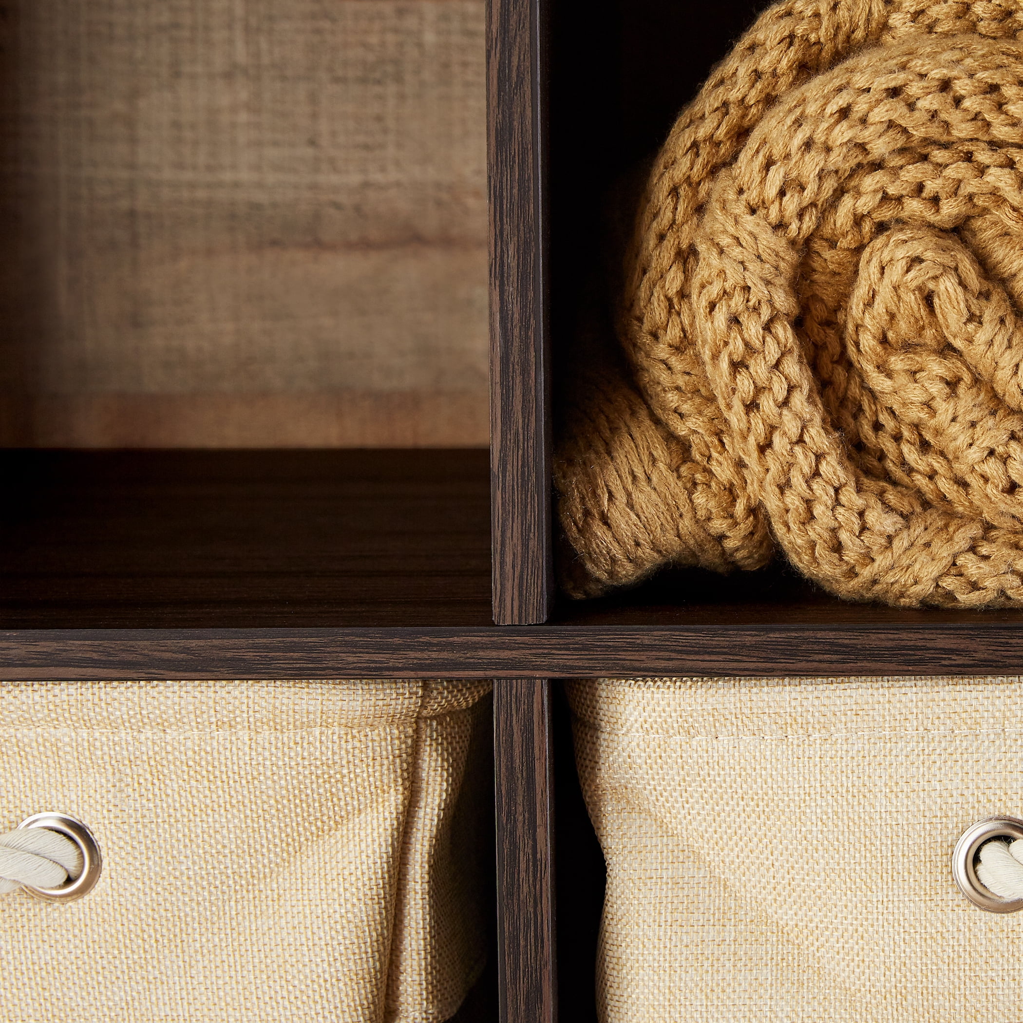 better homes and gardens 8 cube organizer tobacco oak & Storage Organizer, living room Better Homes & Gardens 9