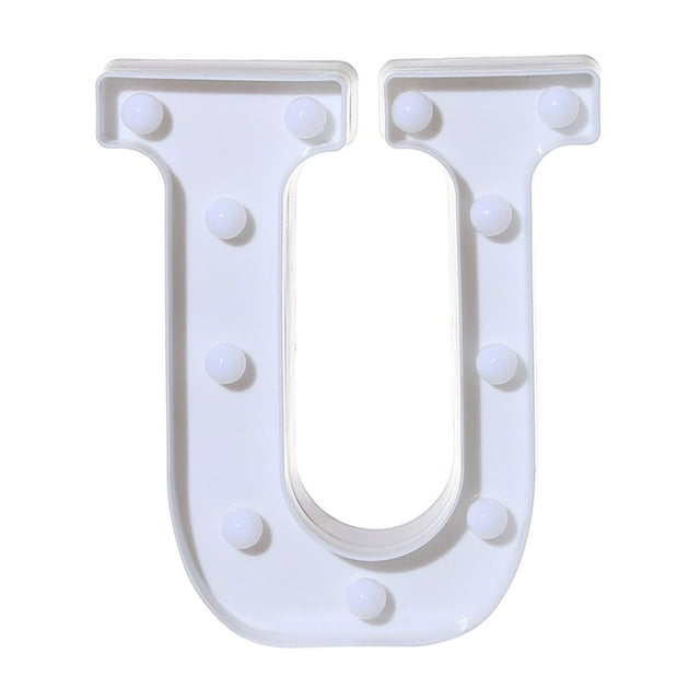 Led Letters Lights Alphabet Remote Control Alphabet Letter Lights Led Light Up White Plastic Letters Standin Led Lights Remote Control Remote Control Led Lights Light Up Letters for Party