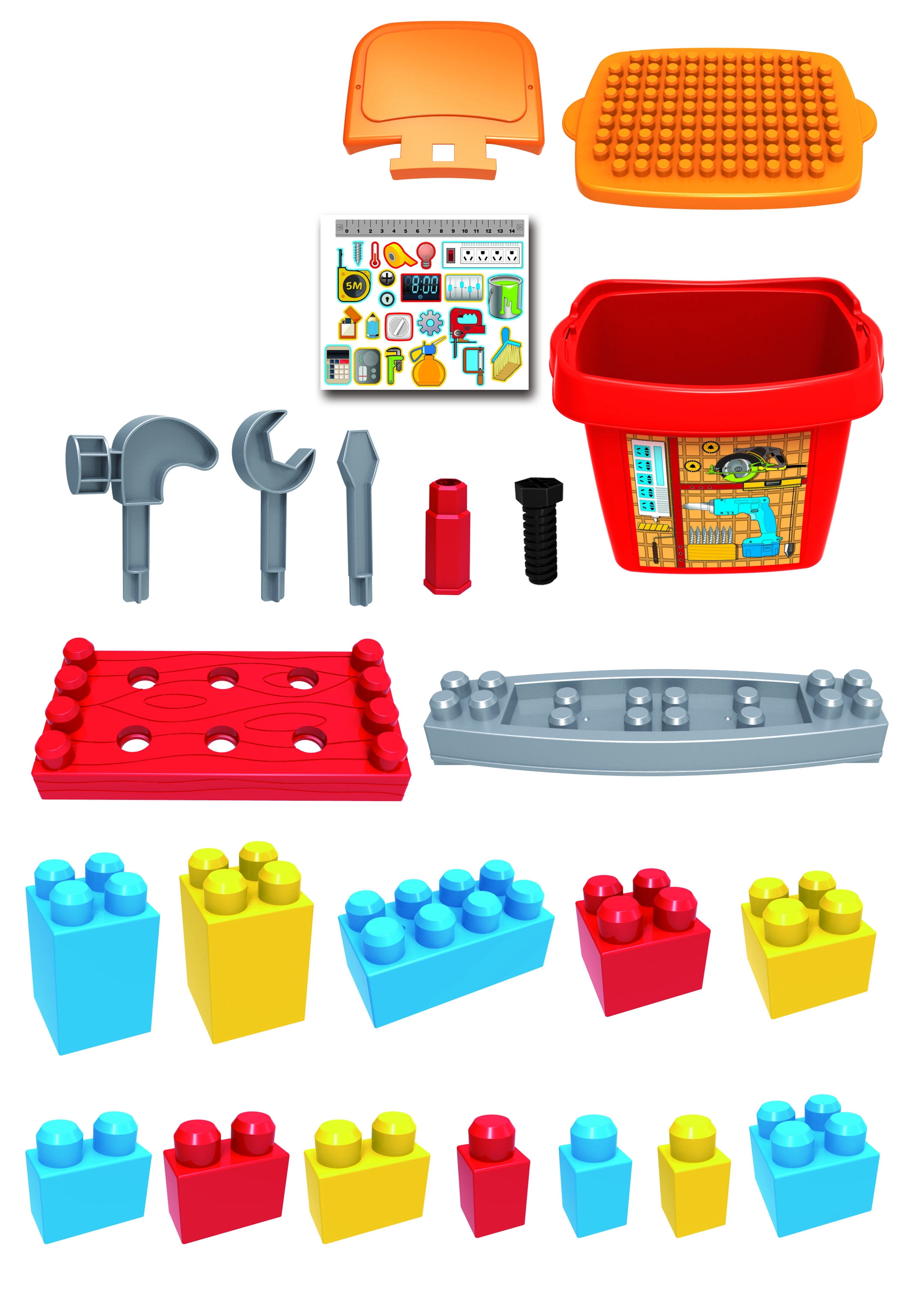 31 Pcs Kids Pretend Food Kit Grooyi Toy Kitchen Play Cooking Set by XDrone