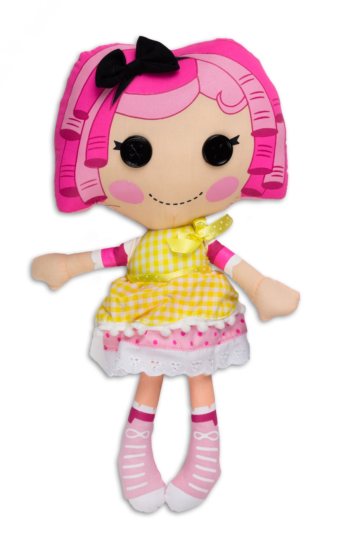 Fantasia Lalaloopsy Crumbs Sugar Cookie Pop Amarela e Rosa Sulamericana