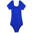 thumbnail image 3 of iiniim Kids Girls One Piece Ballet Dance Gymnastic Leotard Classic Short Sleeves Jumpsuit Dancewear, 3 of 7