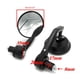 thumbnail image 3 of 1 Pair Motorcycle Rearview Mirrors Universal 7/8" Round Handlebar Bar End Rear View Mirrors Left + Right Motorbike Part, 3 of 4