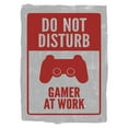 thumbnail image 2 of Lux + Me Designs 25x32 White Modern Wood Framed Museum Art Print Titled - Gamer at Work, 2 of 4