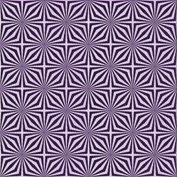 Ahgly Company Machine Washable Indoor Square Transitional Dark Purple Area Rugs, 8' Square