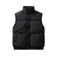 thumbnail image 4 of Alkepwun Men's Casual Detachable Sleeves Paired Solid Color Winter Warm Jacket, 4 of 9