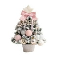 thumbnail image 2 of Mini de Navidad con decoración de mesa de luz con bolas, accesorios de fiesta con lazo, Kit de de Navidad DIY, adorno navideño para boda 35 cm 1378 pulgadas, 2 of 8