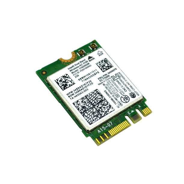 3160ngw Intel Dual Band Wireless Ac 3160 Wlan Bluetooth 4 0 Wifi Card 04x6076 Laptop Wireless Cards Wifi Walmart Com Walmart Com 3160ngw Intel Dual Band Wireless Ac 3160 Wlan Bluetooth 4 0 Wifi Card 04x6076 Laptop Wireless Cards Wifi Walmart Com Walmart Com
