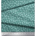 thumbnail image 3 of Soimoi Polyester Crepe Fabric Floral Block Print Fabric by Yard 52 Inch Wide, 3 of 3