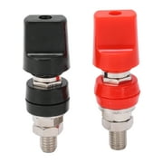 Fyydes Terminals Connector,Power Terminal,M8 Large Current Terminal 100A High Accuracy Copper Terminal Binding Post With 4mm Plug For Hardware Electronic Device