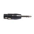 thumbnail image 2 of fastboy 3 Pin XLR Female to 6.35mm TRS Male Stereo Plug-In Audio Adapter, 2 of 9