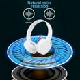 thumbnail image 4 of Rvasteizo Bluetooth Headphones, New Gaming Headset Wired HI-FI Sound Quality, White, 4 of 7