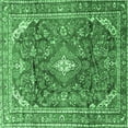 thumbnail image 1 of Ahgly Company Indoor Square Persian Emerald Green Traditional Area Rugs, 8' Square, 1 of 4