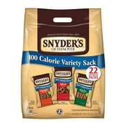 Snyder's of Hanover 100 Calorie Pretzel Variety Pack- 22 Count Bag