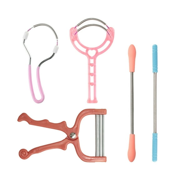 Pack Of 5 Convenient Face Hair Remover Spring Epilator For Face Hair Removal