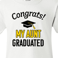 thumbnail image 4 of Inktastic Congrats My Aunt Graduated with Cap Youth T-Shirt, 4 of 5