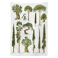 thumbnail image 3 of Ambesonne Tree Tablecloth Rectangular Table Cover, Forest Growth Ecology, 60"x90", Pale Brown Green, 3 of 4