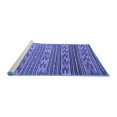 thumbnail image 2 of Ahgly Company Machine Washable Indoor Rectangle Southwestern Blue Country Area Rugs, 5' x 7', 2 of 4