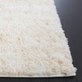 thumbnail image 3 of SAFAVIEH Berber Torvald Abstract Polyester Shag Area Rug, Ivory/Beige, 3' x 5', 3 of 8