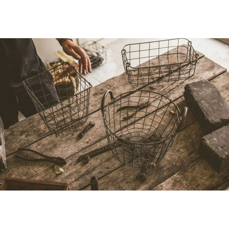 Large metal blanket basket hotsell