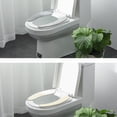 thumbnail image 3 of Asiento de inodoro grueso Billuyoard elegante y duradero azul Cojín de asiento ecológico, 3 of 6