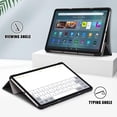 thumbnail image 5 of Elitegadget Case for Amazon Fire Max 11 Tablet (13th Generation, 2023 Released) - Lightweight Trifold Stand Auto Wake/Sleep Folio Cover Case + 1 Screen Protector and 1 Stylus (Black), 5 of 5