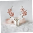 thumbnail image 6 of HEANUJJ Floral Rings for Women Rose 1Pack, 6 of 8