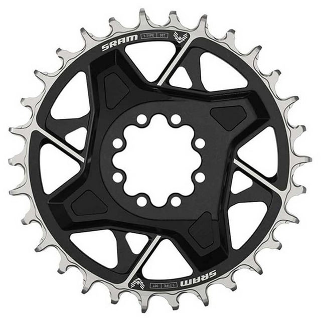 SRAM, Eagle T-Type DM X0 3mm Offset, Chainring, Teeth: 32, Speed: 12, BCD: Direct Mount, Aluminum, Black