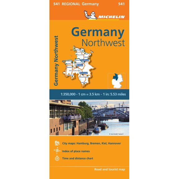 Michelin Germany Northwest: Schleswig-Holstein, Niedersachsen, Hamburg, Bremen, (Paperback)