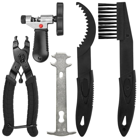 Amdohai Bicycle Chain Tool Set with Bike Link Plier Cutter Chain Wear Indicator Tool Chain Gear Cleaner Bike Chain Tools